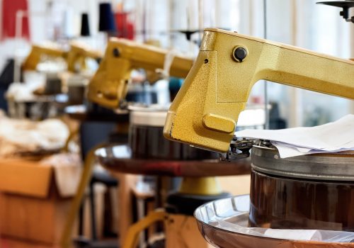 Lots of sewing machines